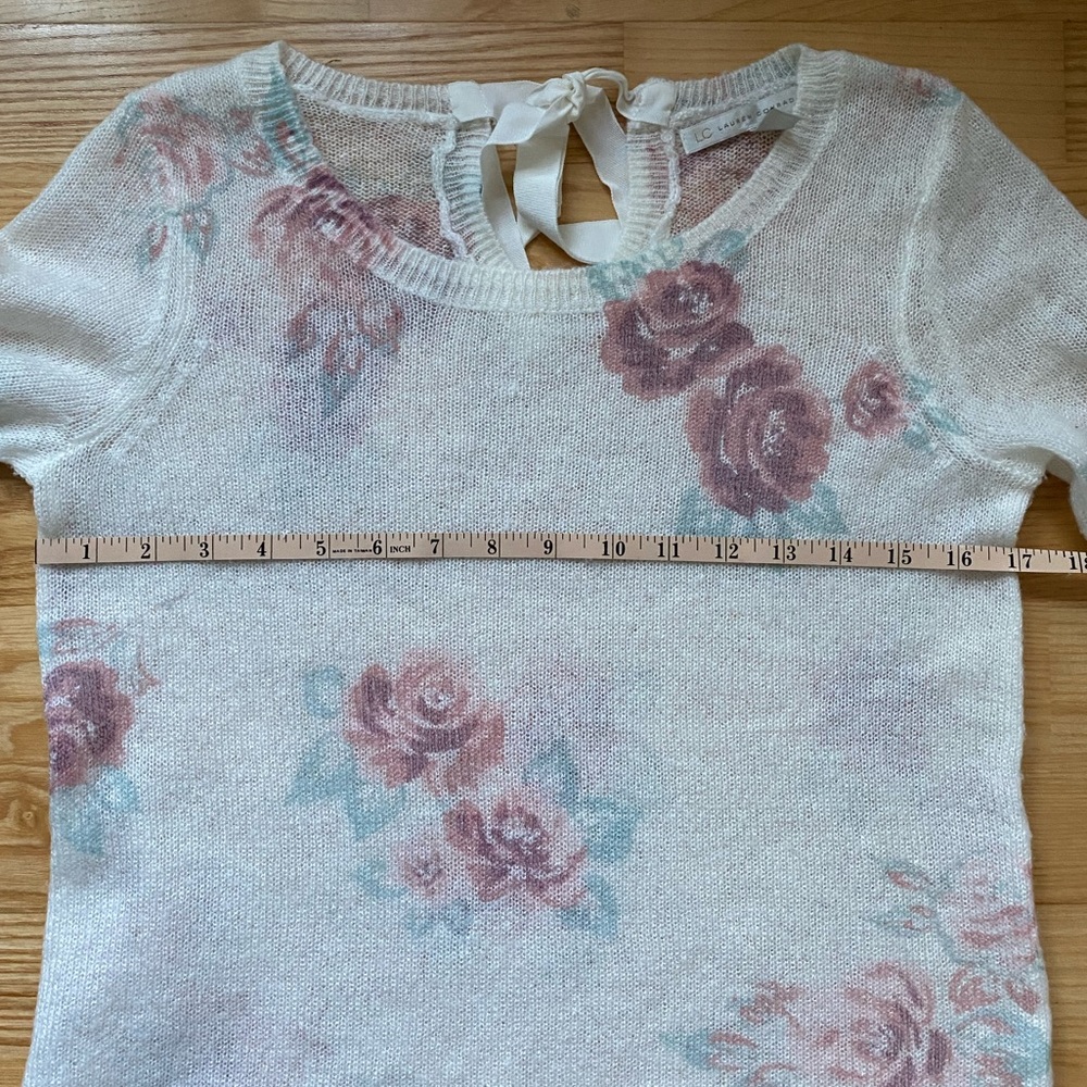 LC Lauren Conrad Floral Printed Sweater - Picture 9 of 11